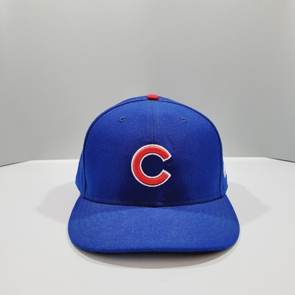 Chicago Cubs Hat Cap New Era Size L/XL 39Thirty Flex Stretch Fitted Blue MLB